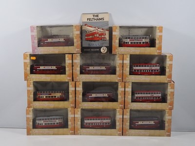 Lot 500 - CORGI OOC 1:76 scale diecast Feltham trams...