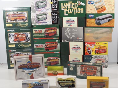 Lot 501 - CORGI diecast buses, mostly 1:50 scale, to...