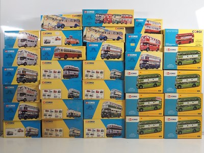 Lot 502 - CORGI CLASSICS 1:50 scale diecast buses - VG...