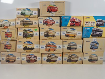 Lot 504 - CORGI CLASSICS 1:50 scale diecast buses - VG...