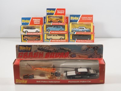 Lot 509 - Collection of diecast DINKY vehicles in red...