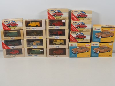 Lot 513 - A selection of CORGI small diecast vans from...