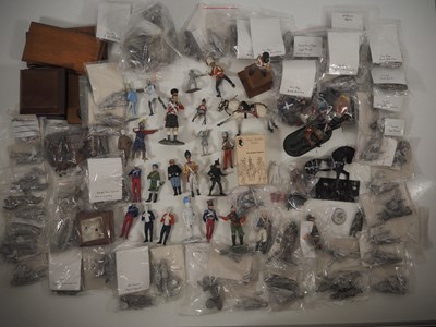 Lot 565 - A large collection of 75mm unpainted white...