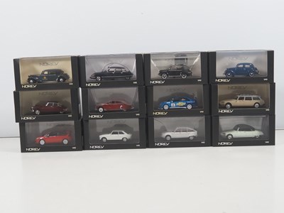 Lot 573 - A group of NOREV 1:43 scale diecast saloon...