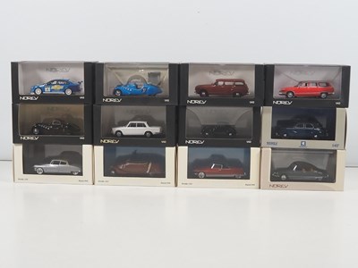 Lot 576 - A group of NOREV 1:43 scale diecast cars to...