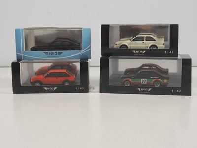 Lot 580 - A group of NEO 1:43 scale hand-built resin...