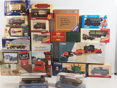 Lot 612 - A group of CORGI mainly 1:50 scale diecast...