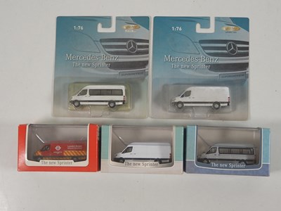 Lot 637 - A group of 1:76 scale diecast Mercedes-Benz...