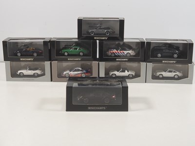 Lot 641 - A group of 1:43 scale MINICHAMPS diecast...