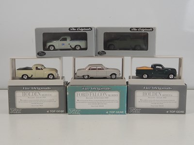 Lot 674 - A group of 1:43 scale Australian diecast grey...