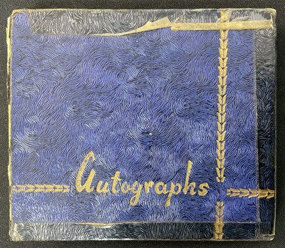 Lot 17 - An Autograph book containing the signatures of...