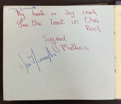 Lot 17 - An Autograph book containing the signatures of...