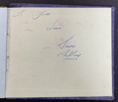 Lot 17 - An Autograph book containing the signatures of...
