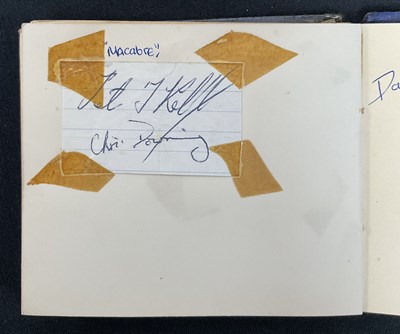 Lot 17 - An Autograph book containing the signatures of...