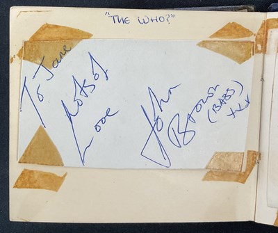 Lot 17 - An Autograph book containing the signatures of...