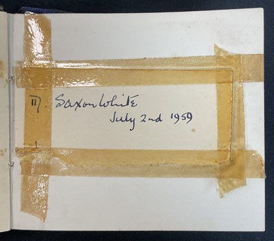 Lot 17 - An Autograph book containing the signatures of...