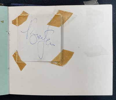 Lot 17 - An Autograph book containing the signatures of...