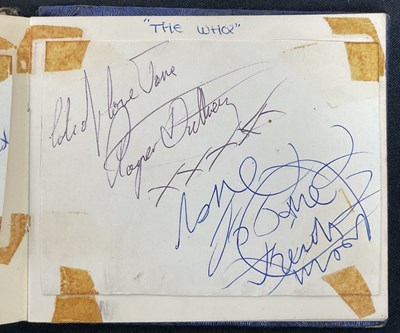 Lot 17 - An Autograph book containing the signatures of...