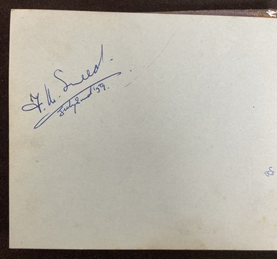 Lot 17 - An Autograph book containing the signatures of...