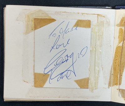 Lot 17 - An Autograph book containing the signatures of...