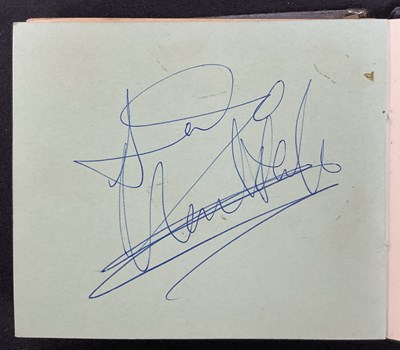 Lot 17 - An Autograph book containing the signatures of...