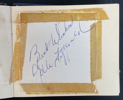Lot 17 - An Autograph book containing the signatures of...