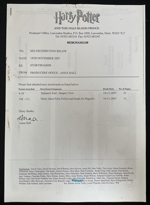 Lot 175 - HARRY POTTER AND THE HALF-BLOOD PRINCE (2009)...