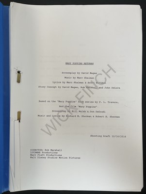 Lot 43 - A selection of DISNEY film scripts comprising...