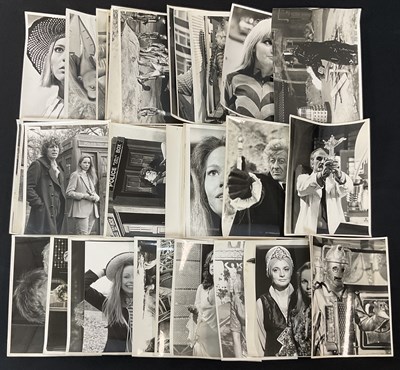Lot 296 - A quantity of 46 black and white promotional...