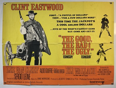 Lot 165 - THE GOOD, THE BAD AND THE UGLY (1968) UK Quad...