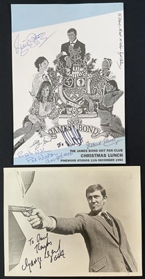 Lot 521 - JAMES BOND AUTOGRAPH - A James Bond 007 Fan...