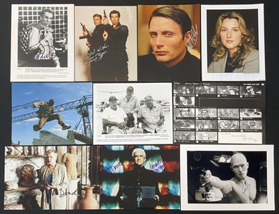 Lot 516 - JAMES BOND AUTOGRAPHS - A group of 10...