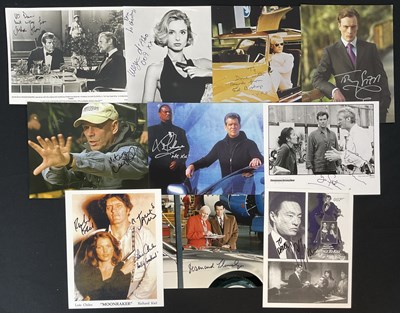 Lot 517 - JAMES BOND AUTOGRAPHS - A group of 10...