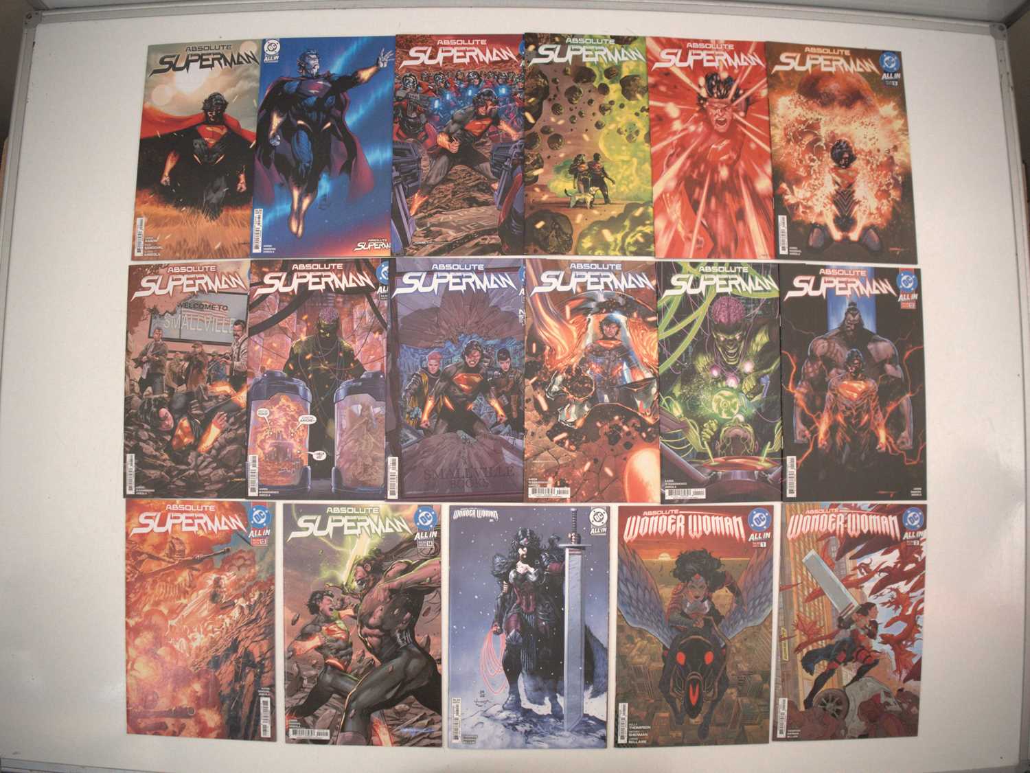 Lot 3 - ABSOLUTE SUPERMAN #1 to 8, 10-14 + ABSOLUTE...