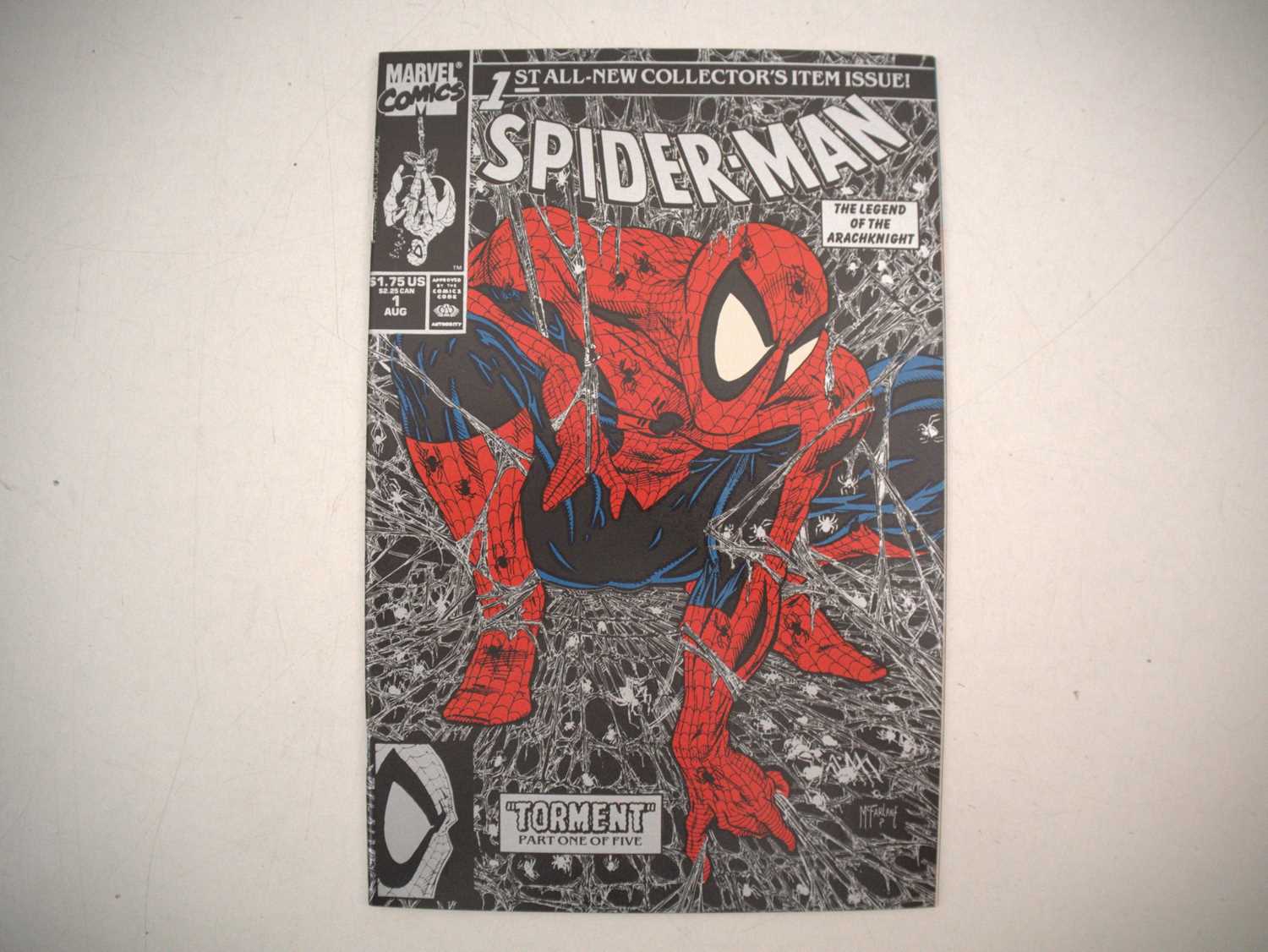 Lot 10 - SPIDER-MAN #1 BLUE LIZARD ERROR VARIANT (1990 -...