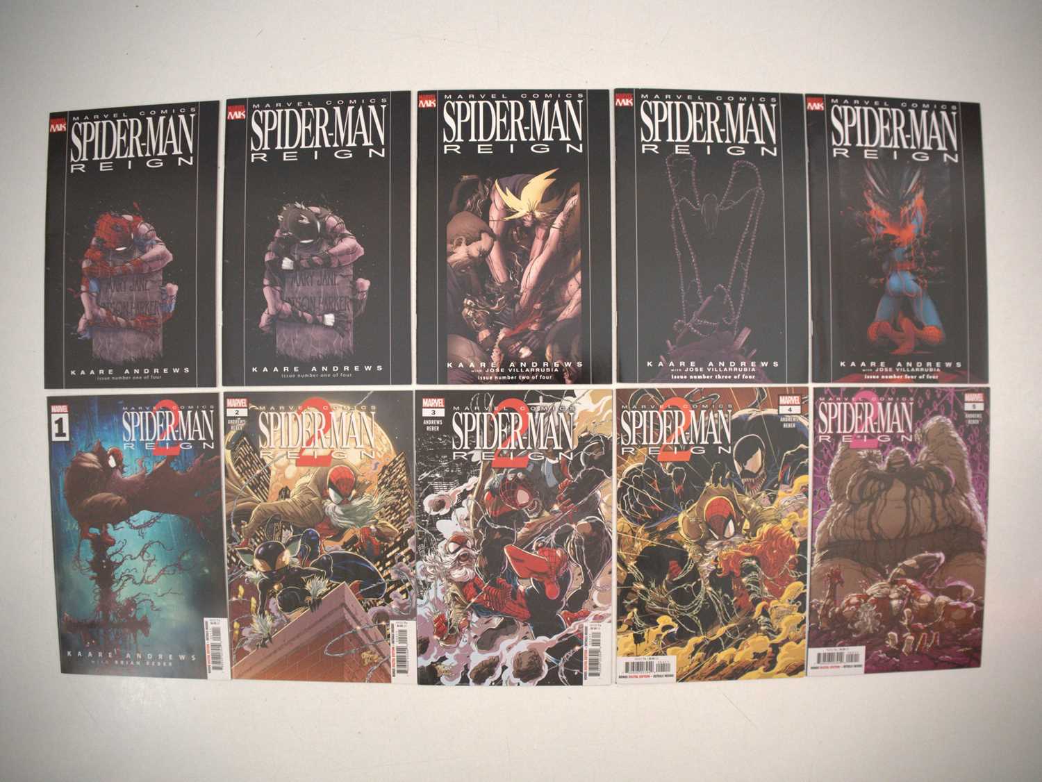 Lot 30 - SPIDER-MAN: REIGN #1 to 4 + REIGN 2 #1 to 5...