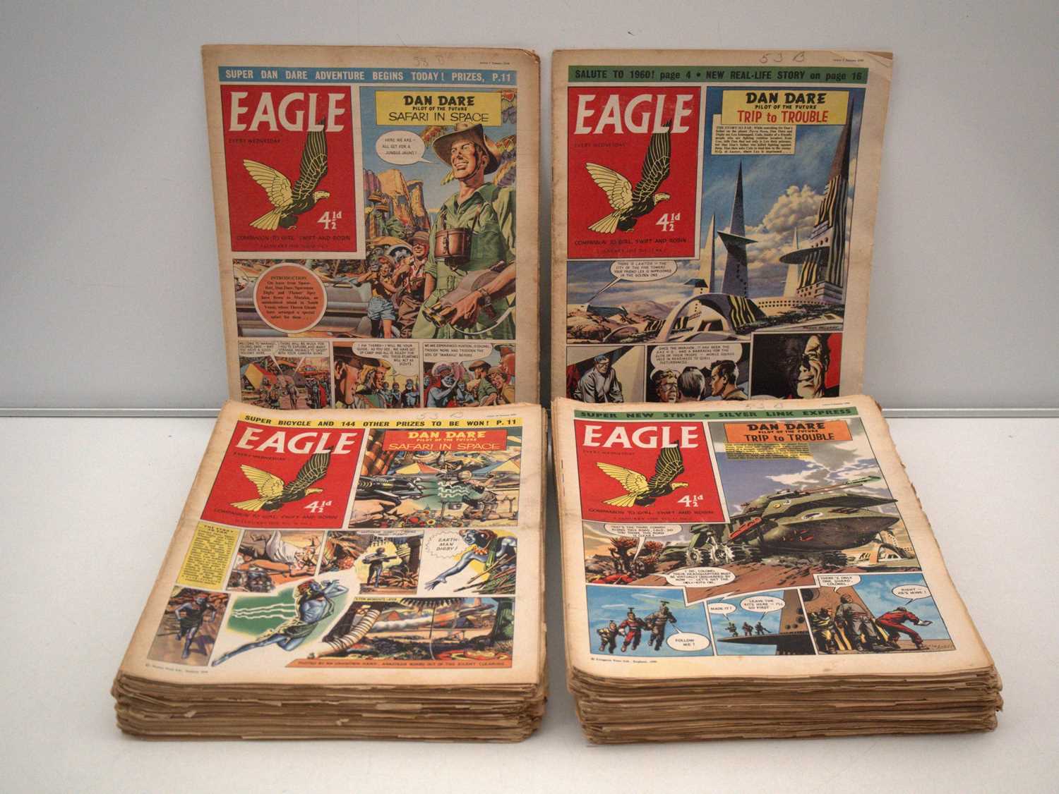 Lot 36 - EAGLE VOLUME 10 #1 to 45 + VOL. 11 #1 to 53...