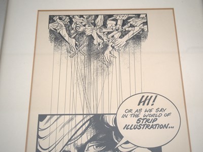 Lot 44 - ORIGINAL GARTH SKETCH - SIGNED AND DEDICATED...