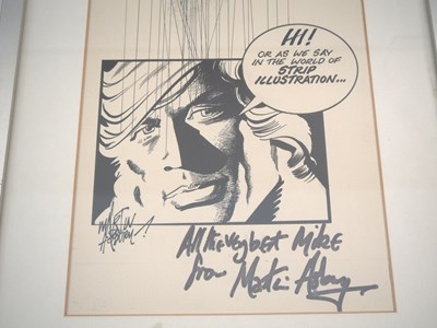 Lot 44 - ORIGINAL GARTH SKETCH - SIGNED AND DEDICATED...