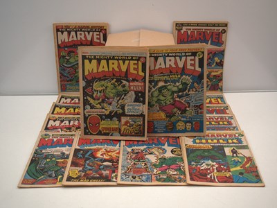 Lot 45 - MIGHTY WORLD OF MARVEL #5, 7, 11, 15, 18,...