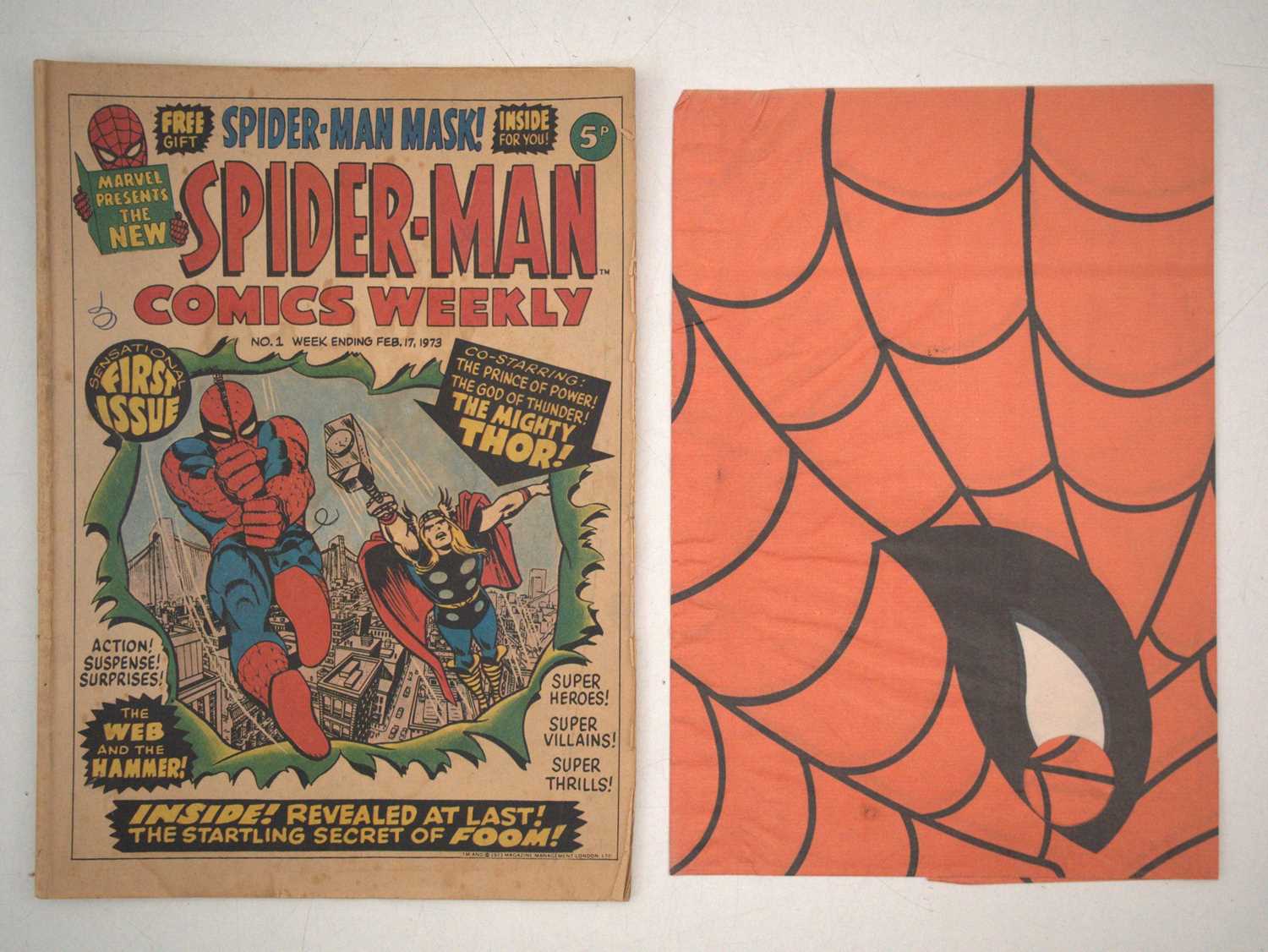 Lot 46 - SPIDER-MAN COMICS WEEKLY #1 (1973 - MARVEL UK)...