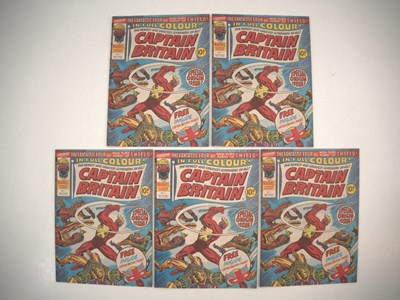 Lot 57 - CAPTAIN BRITAIN #1 (5 in Lot) - (1976 - MARVEL...