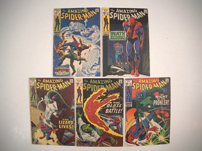 Lot 110 - AMAZING SPIDER-MAN #74, 75, 76, 77, 78 (5 in...