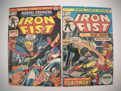 Lot 115 - MARVEL PREMIERE #15 & IRON FIST #1 (2 in Lot) -...