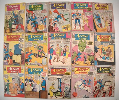 Lot 144 - ACTION COMICS #248, 255, 260, 267-268, 272,...