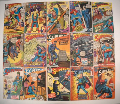 Lot 182 - SUPERMAN #205-206, 208-211, 214-216, 221,...