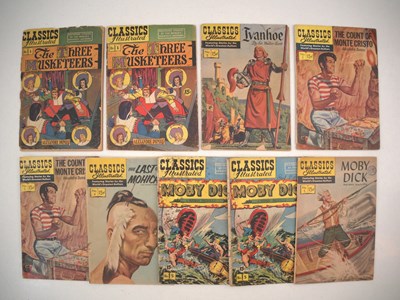 Lot 198 - CLASSICS ILLUSTRATED: US ISSUES #1 to 5 (9 in...