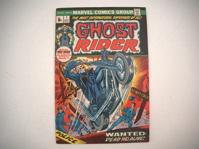 Lot 216 - GHOST RIDER #1 (1973 - MARVEL - UK Price...
