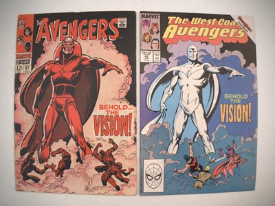 Lot 255 - AVENGERS #57 + WEST COAST AVENGERS #45 (2 in...