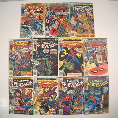 Lot 258 - AMAZING SPIDER-MAN #171 to 181 (11 in Lot) -...